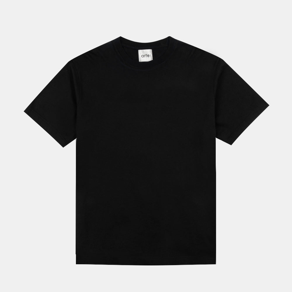 Arte Antwerp Blocks Print T-shirt Black Aw25-100t-1