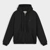 Arte Antwerp Boiled Wool Hooded Jacket Black AW26-096J