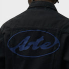 Arte Antwerp Circle Logo Jeans Jacket Black Ss26-213j-1