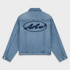 Arte Antwerp Circle Logo Jeans Jacket Denim Bleach Ss26-170j-488