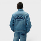 Arte Antwerp Circle Logo Jeans Jacket Denim Bleach Ss26-170j-488