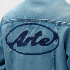 Arte Antwerp Circle Logo Jeans Jacket Denim Bleach Ss26-170j-488