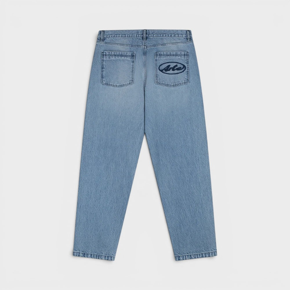 Arte Antwerp Circle Logo Pocket Pants Denim Bleach Ss26-171p-denim-bleach