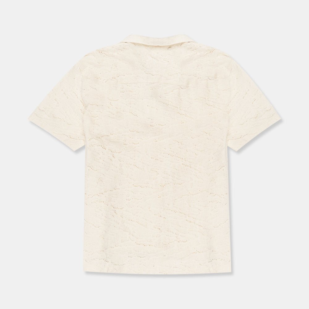 Arte Antwerp Crochet Shirt Cream Ss25-233s-250