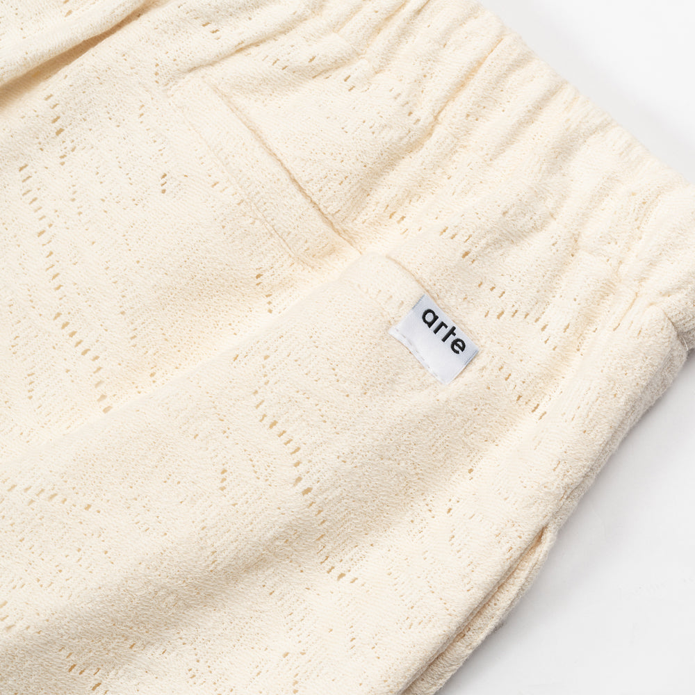 Arte Antwerp Crochet Short Cream Ss25-233s-250