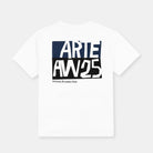 Arte Antwerp Cut Out Print T-shirt White Aw25-221t