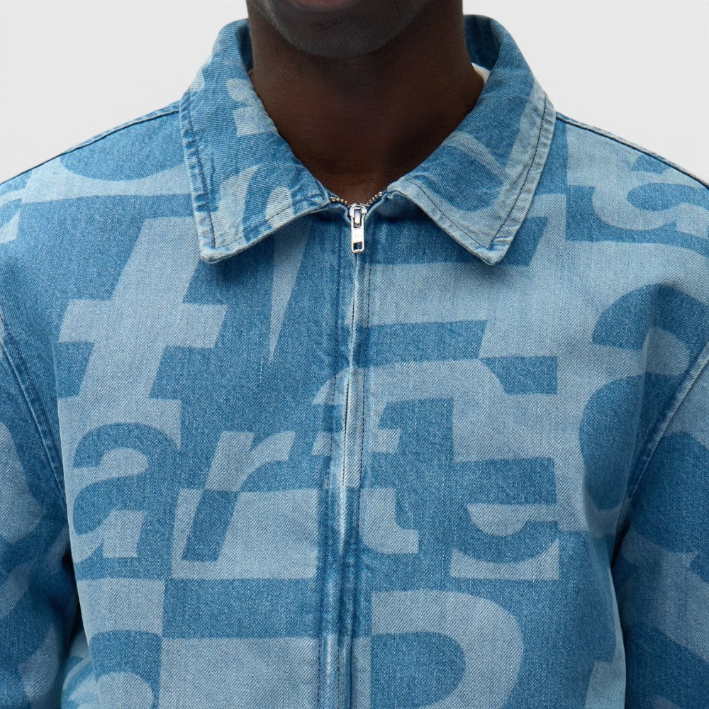 Arte Antwerp Denim Allover Jacket Raw Denim Ss26-228j-raw-denim