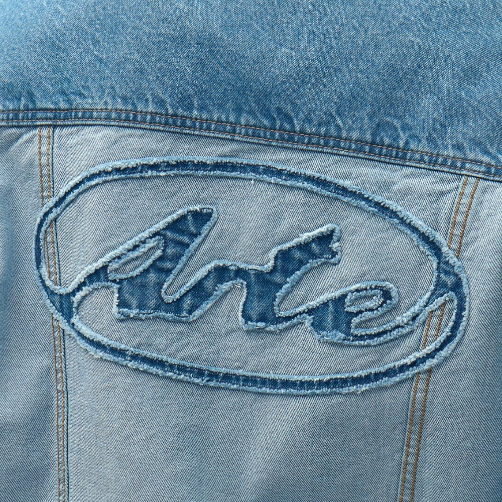 Arte Antwerp Denim Inside/Out Jacket Denim Bleach Ss26-236j-denim-bleach