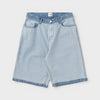 Arte Antwerp Denim Inside/Out Shorts Denim Bleach SS26-237-SHO-DENIM-BLEACH