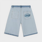 Arte Antwerp Denim Inside/Out Shorts Denim Bleach Ss26-237-sho-denim-bleach
