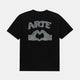 Arte Antwerp Diels Stitch T-shirt Black AW25-094T-1