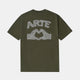 Arte Antwerp Diels Stitch T-shirt Black AW25-094T-1