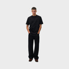 Arte Antwerp Faded Back Print T-shirt Black Ss26-142t-black