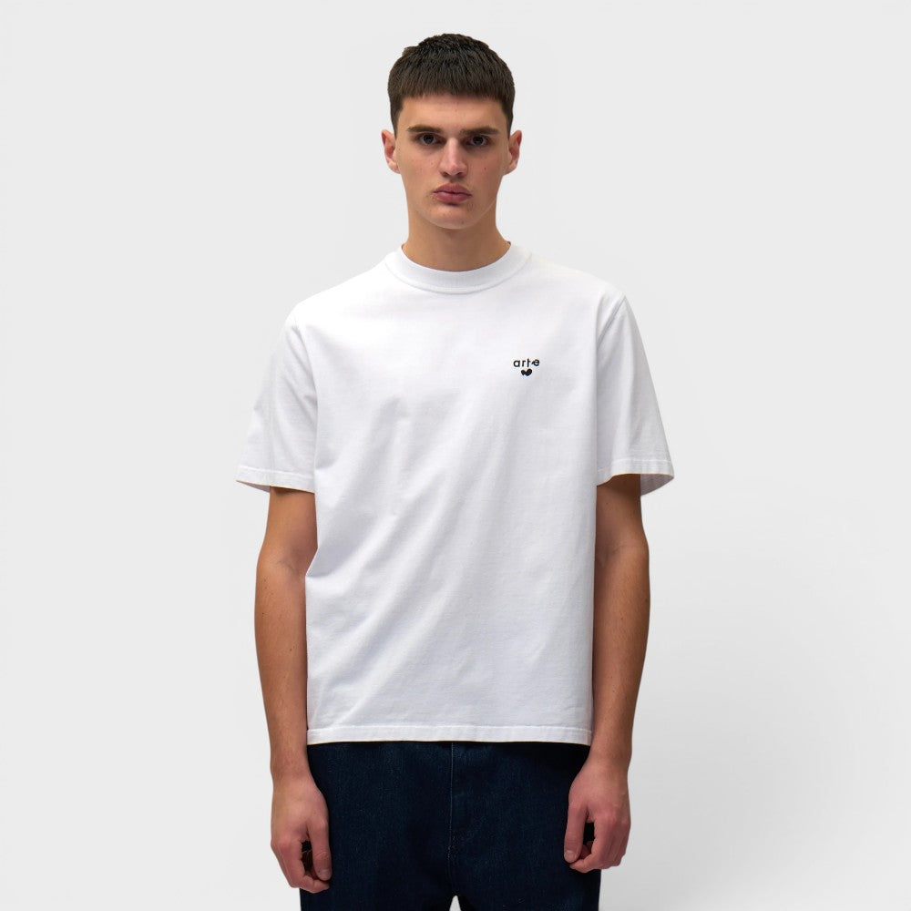 Arte Antwerp Heart Logo T-shirt White Ss26-125t-white
