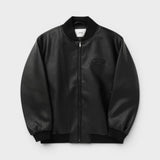 Leather Varsity Jacket