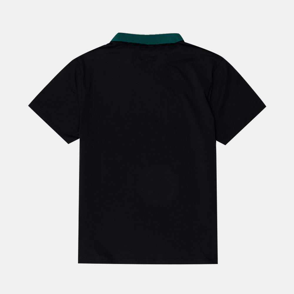 Arte Antwerp Logo Collar T-shirt Black Green Ss25-080t-2