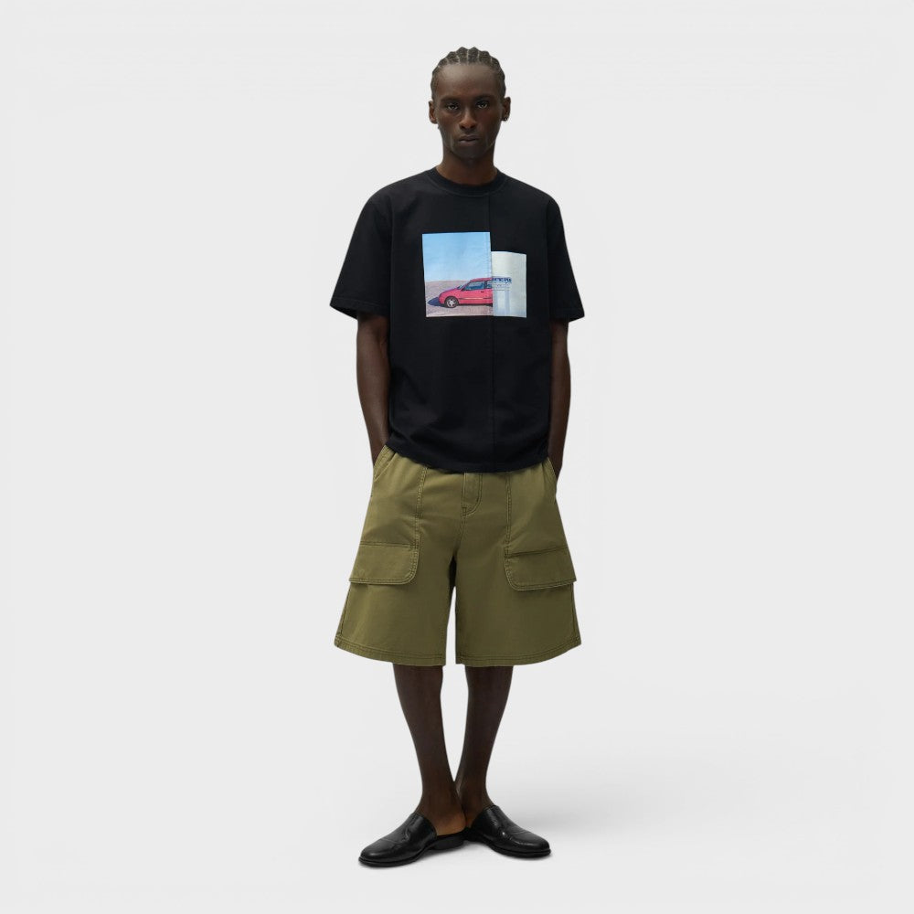 Arte Antwerp Photo T-shirt Black Ss26-238t-black