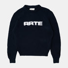 Arte Antwerp Pixel Front Knit Navy Aw25-226k