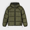 Arte Antwerp Ripstop Hooded Puffer Green AW26-091J-GREEN