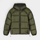 Arte Antwerp Ripstop Hooded Puffer Green Aw26-091j-green