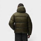 Arte Antwerp Ripstop Hooded Puffer Green Aw26-091j-green