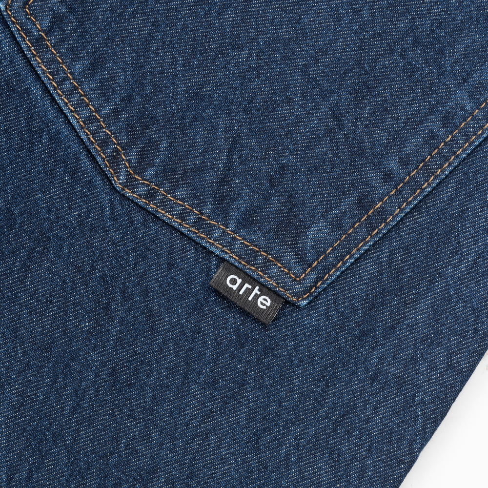 Arte Antwerp Short Belt Detail Dark Wash 238sho-482