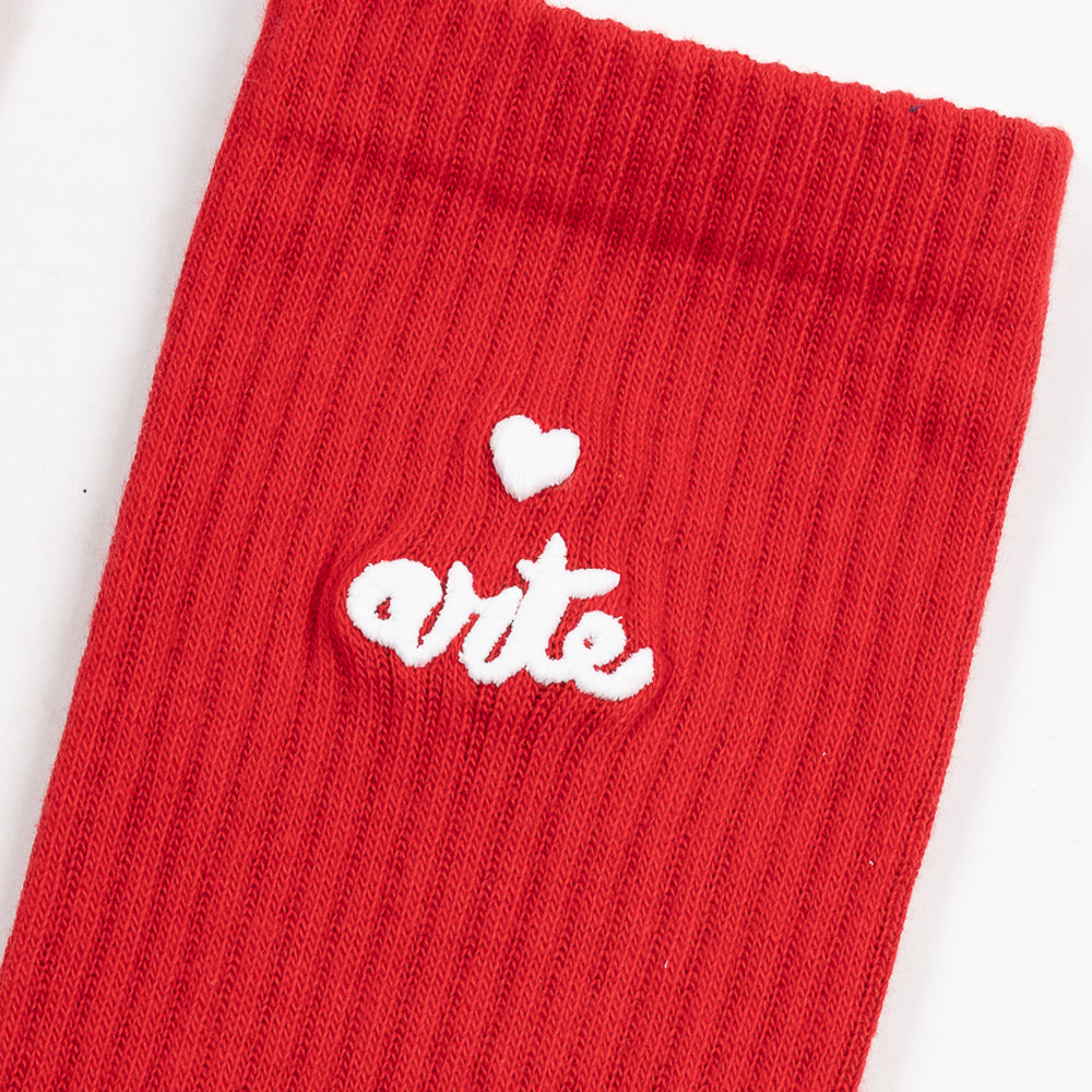 Arte Antwerp Socks Heart Logo Red Ss25-182m-600
