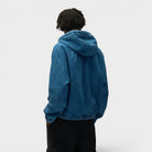 Arte Antwerp Split Logo Denim Hood Jacket Navy Ss26-227j-navy