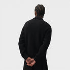 Arte Antwerp Stencil Zip Cardigan Black Aw26-021k