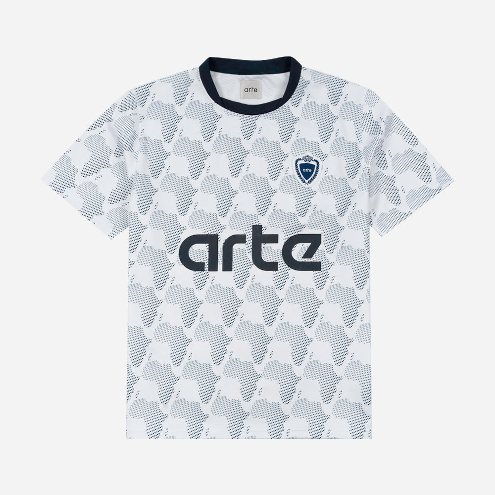 Arte Antwerp T-shirt Footbal Shirt White/Navy 152t-453