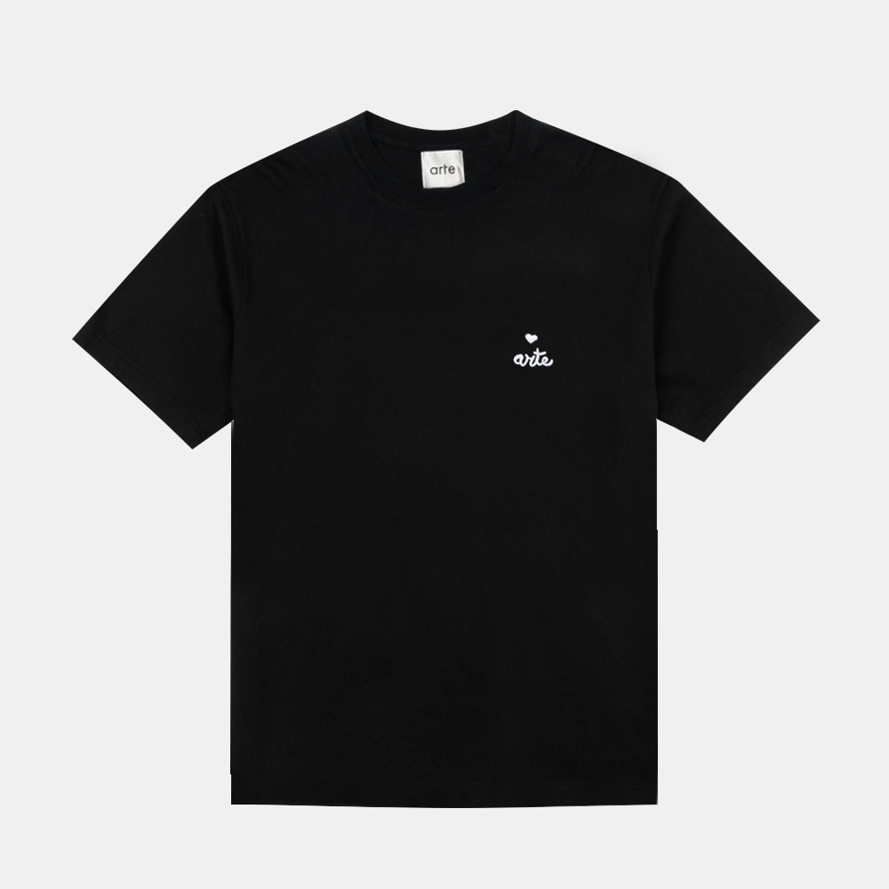 Arte Antwerp T-shirt Heart Logo Black Ss25-112t-1