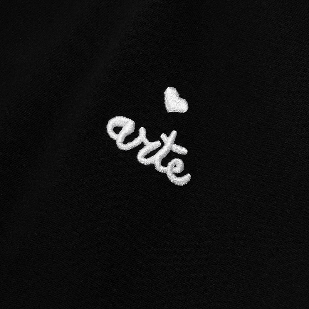 Arte Antwerp T-shirt Heart Logo Black Ss25-112t-1