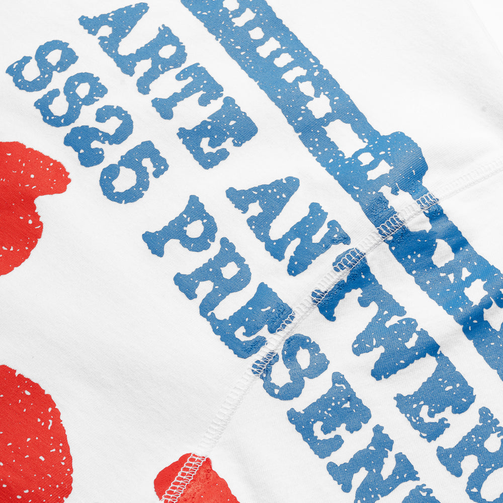 Arte Antwerp T-shirt Side Print White Ss25-114t-100