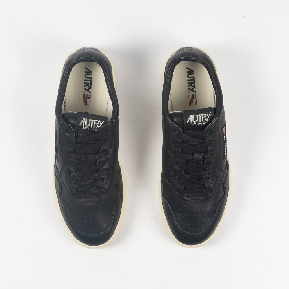 Autry Medalist Low Goat Black Aulm-gg05