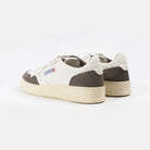 Autry Medalist Low Goat/Suede Wht/Morel Aulm-gs45