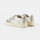 Autry Medalist Low Leat/Leat Wht/Platinum Aulw-wb16