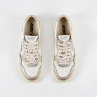 Autry Medalist Low Leat/Leat Wht/Platinum Aulw-wb16