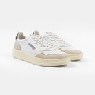 Autry Medalist Low Leat/Suede Wht/Black Aulm-ls21