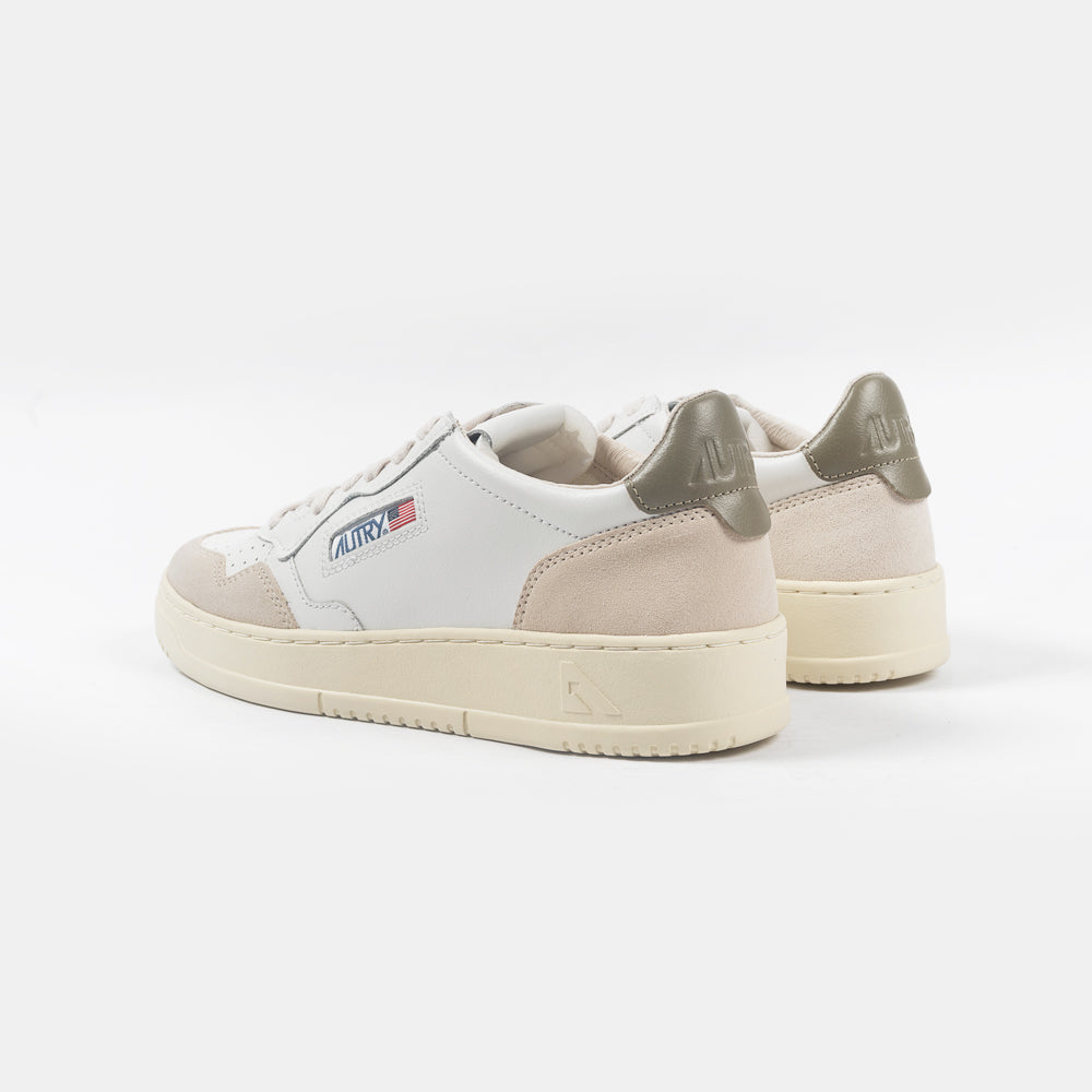 Autry Medalist Low Leat/Suede White/Cvrt/Gr Aulm-ls77