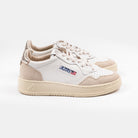 Autry Medalist Low Leat/Suede White/Gold Aulw-ll06