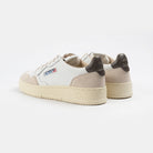 Autry Medalist Low Leat/Suede Wht/Morel Aulm-ls01