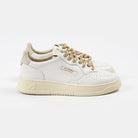 Autry Medalist Low Leat/Swoll Wht/Wht Aulw-sw01