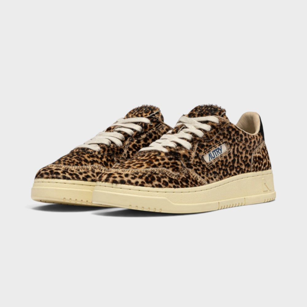 Autry Medalist Low Leopard Black Aulw-ja04