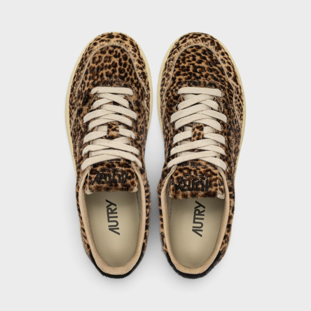 Autry Medalist Low Leopard Black Aulw-ja04