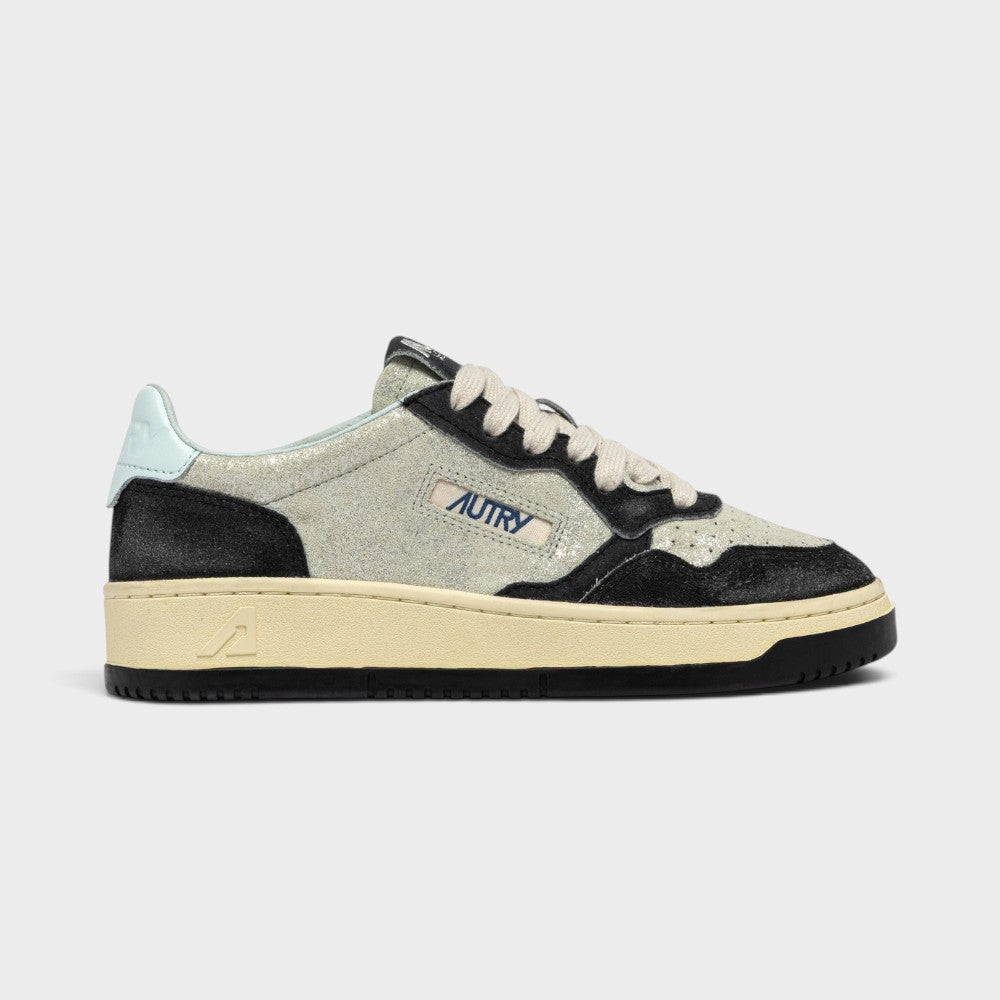 Autry Medalist Low Silver Black Aulw-yb04