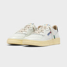 Autry Medalist Low White Black Aulm-bg02