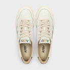 Autry Medalist Low White Black Aulm-bg02