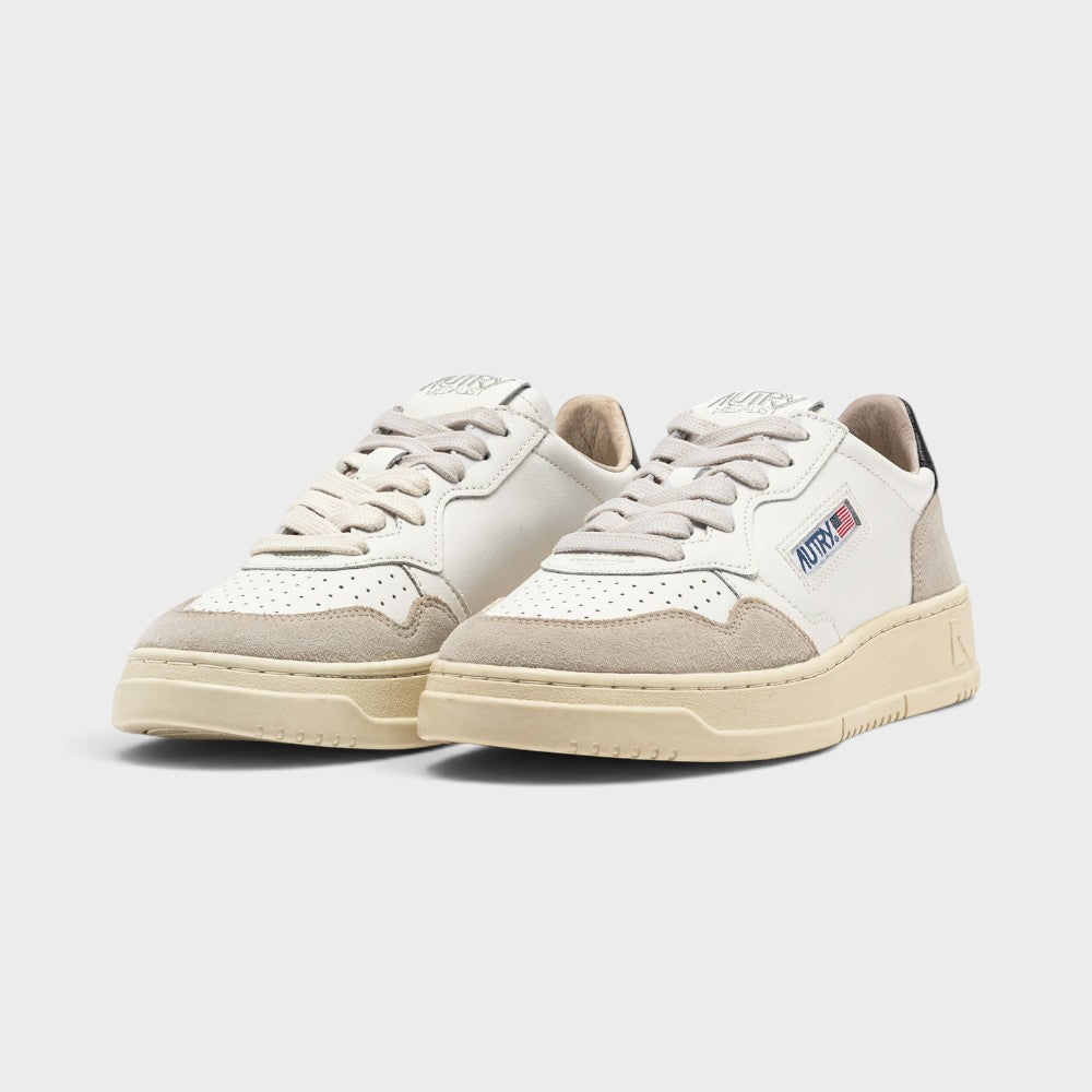 Autry Medalist Low White Black Aulm-ls21