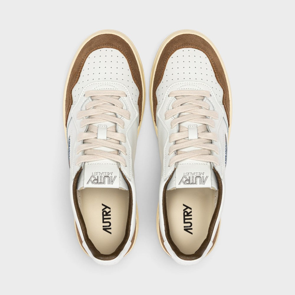 Autry Medalist Low White Tabacco Aulm-ft17