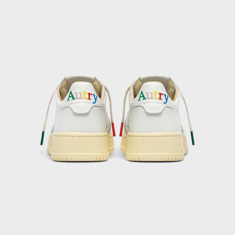 Autry Medalist Low White White Aulw-bg01